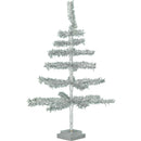 28in Vintage Silver Tinsel Christmas Tree