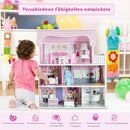 28 Inch Pink Dollhouse with Furniture by LJGDeals