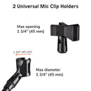 Yescom Microphone Boom Stand and Adjustable Tripod