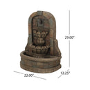Alora 29-Inch Tall Outdoor Weather-Resistant Faux Stone Floor Fountain (SAK63421) by SAKSBY WHOLESALE