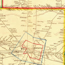 Vintage Map of Genesee County, New York 1854