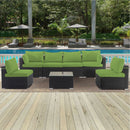 Cushion Covers For 7 Piece Wicker Sectional Sofa, 14 Pack Seat And Back Slipcovers With Zipper by HouseOfZazla