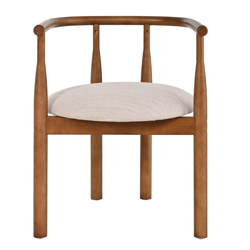 Modern Dining Chair Set of 2 with Solid Wood Legs, photo 7 of 10