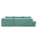 L-Shaped Modular Sofa With Double Layer Cushion by HouseOfZazla
