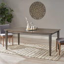 Farmhouse Charm Dining Table With Square Leg by HouseOfZazla