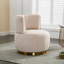 360 Degree Swivel Cuddle Barrel Accent Sofa Chair by Unique Piece Furniture