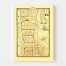 Vintage Map of Seneca County, New York 1858