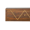 Floating Bedside Table - Chestnut by Unique Piece Furniture