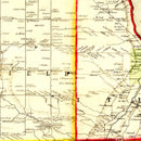 Vintage Map of Tompkins County, New York 1853