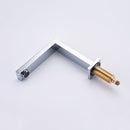 8 inch Widespread Bathroom Faucet Matte Black Bathroom Faucets for Sink 3 Hole Brass 2 Handle Lavatory Square Faucet Modern rv Bathroom Faucets