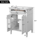Bathroom Vanity With 2 Doors And Tip Out Drawer, Soft Closing Hinges by Unique Piece Furniture