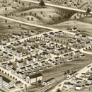 Vintage Map of Salmon Falls, New Hampshire 1877