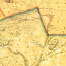 Vintage Map of Burlington County, New Jersey 1859