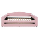 Upholstered Daybed With Storage Armrests, Trundle And Latest Integrated tooth Audio System