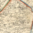 Vintage Map of Morris County, New Jersey 1853