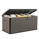 100 Gallon Large Deck Box with Lockable Lid for Patio by DirectDeals