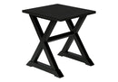 Compact Accent End Table, Square, Transitional by HouseOfZazla
