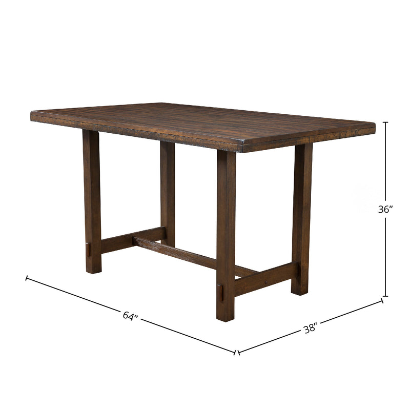 Emery Pub Height Dining Table, Walnut