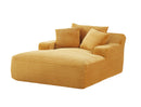 Cloudline - Oversized Chaise Lounge, Modern Comfy Couch With Full Foam Cushioning, Cozy Sleeper Sofabed by HouseOfZazla