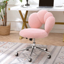 360Swivel Height Adjustable,Swivel Chair,Teddy fabric,home office chair