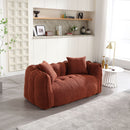 Cozy Beanbag Chair With High Resilience Foam Core For 2 by Unique Piece Furniture