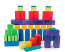 **Pre-order (Ships in 1-2 Weeks)**100 Pcs STAINED Large Stepped Counting Wooden Stacking Blocks