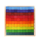 **Pre-order (Ships in 1-2 Weeks)**100 Pcs STAINED Large Stepped Counting Wooden Stacking Blocks