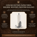 Concho Pattern Paper Towel Holder by Arthur Court Designs