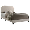 Copper - Eastern King Panel Bed - Beige by HouseOfZazla