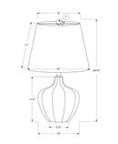 Resin Transitional Lighting, Table Lamp - Cream by HouseOfZazla
