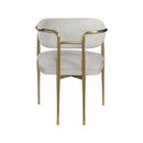 Zayn - Arm Chair (Set of 2) - Beige / Gold