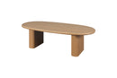 51" Tapered Tabletop Coffee Table (NATURAL WOOD)
