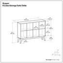 Draper - Handcrafted Low Bookcase by Unique Piece Furniture