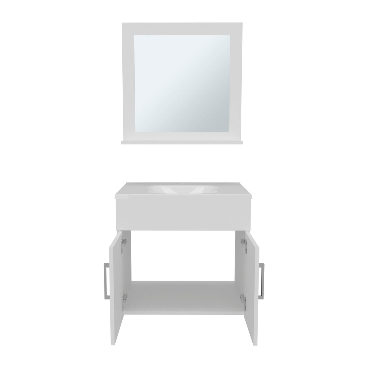 Bathroom Set Vanity Sink with Mirror, photo 3 of 8