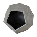 25.98" Shaped Modern Pet Furniture Cat Kennel Side Table MDF Multi-Purpose Furniture,Cement Gray