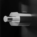 Package Delivery Box for Outside with Lock 16.7'L*16.8'W*36.4'H, Heavy-Duty Steel Package Drop Box with Anti-Theft Design, Weather-Resistant, Package Mailbox for Porch Ideal for Home or Office,(Black