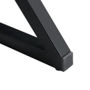 A modern minimalist style marble patterned coffee table with black metal legs. Computer desk. Game table. Tea table. CT-XX