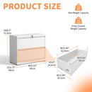 Premium Drawer Metal Lateral File Cabinet With Lock by HouseOfZazla