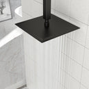 Modern 10" Square Rainfall Shower Head & Stainless Steel Wall Or Ceiling Mount Luxury Spa Shower Panel