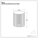 Demy - Handcrafted Metal Accent Table by Unique Piece Furniture