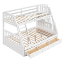 Bunk Bed With Drawers, Ladder And Storage Staircase by Unique Piece Furniture