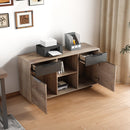 The sub cabinet of the table