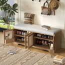 TREXM Rustic Storage Bench