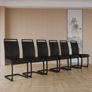 Modern Dining Chairs With High Back Upholstered Design Metal Legs by HouseOfZazla