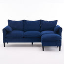 Convertible Combination Sofa With Footstools With Storage by Unique Piece Furniture