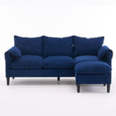 Convertible Combination Sofa With Footstools With Storage by HouseOfZazla