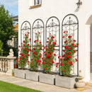 4 Pack Metal Garden Trellis