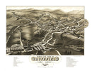 Vintage Map of Whitefield, New Hampshire 1883