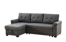 Sierra - Reversible Sleeper Sectional Sofa With Storage Chaise by Unique Piece Furniture