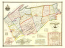 Vintage Map of Cumberland County, Pennsylvania 1858